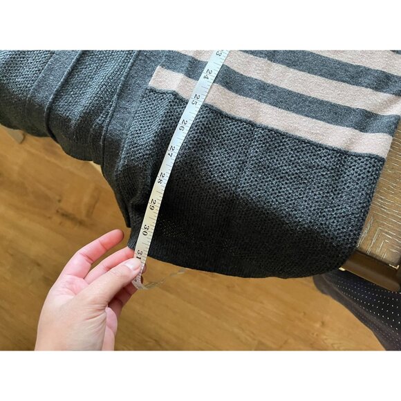 EUC Loft Womens Striped Open Cardigan Sweater - Picture 6 of 6